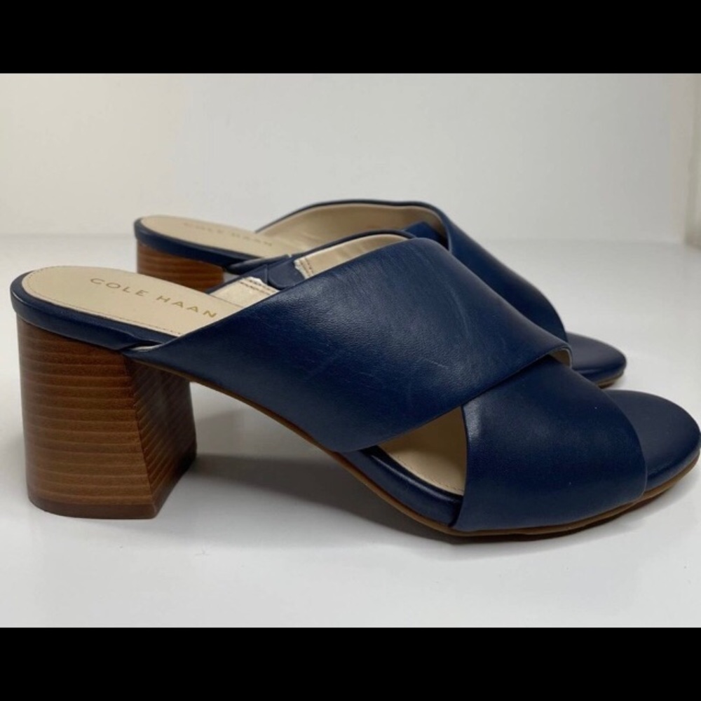 🎉HP‼️🎉 ⭐️Cole Haan⭐️ NWOB -  Dakota Criss Cross, Mule Sandals - Size 6.5❣️